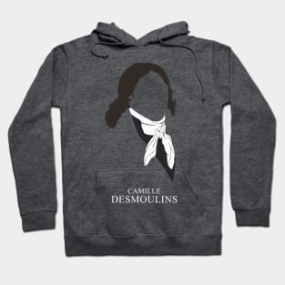 Camille Desmoulins - Minimalist Portrait Hoodie